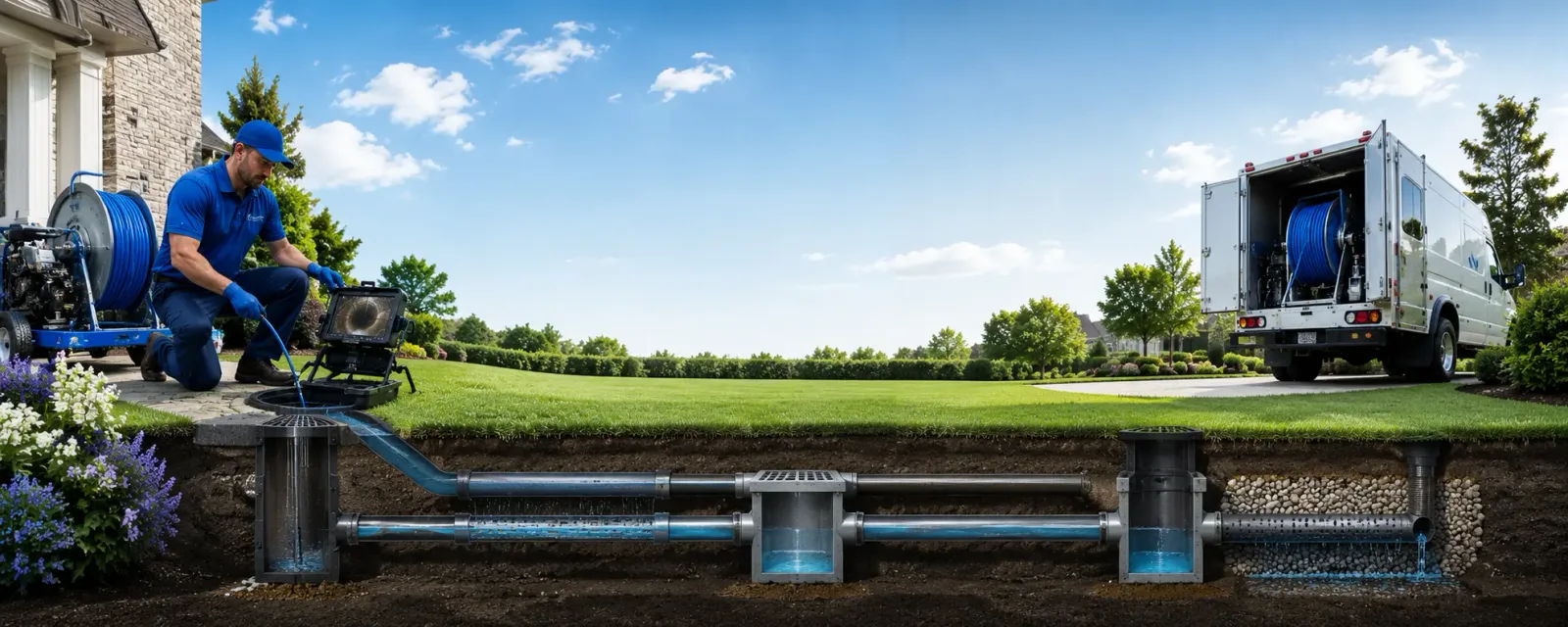 Outdoor drain cleaning information for Baraga, MI